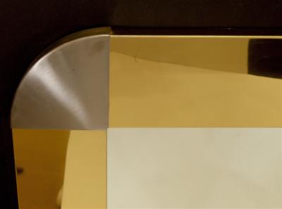 Curtis Jere Curtis Jere Brass Steel Mirror