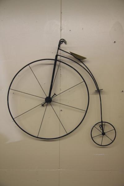 Curtis Jere High Wheel Bike Sculpture