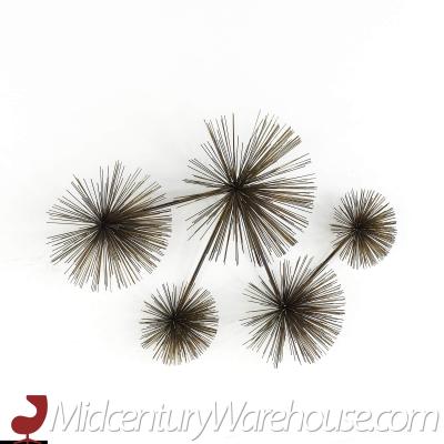 Curtis Jere Mid Century Brass Wall Urchin