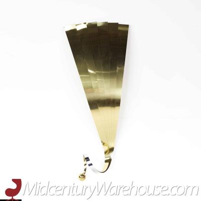 Curtis Jere Mid Century Signed Brass Wall Sculpture