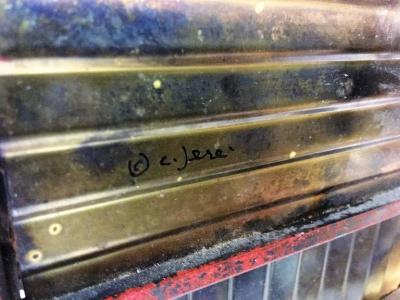 Curtis Jere Signed Curtis Jere School House Wall Sculpture