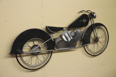 Curtis Jere Wall Hanging Motorcycle Sculpture
