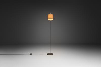 Curved Metal Floor Lamp Europe First half of the 20th Century