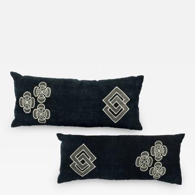 Cushion from Antique Japanese Hand Spun Cotton Fabric