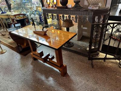Custom Art Deco Two tone French Style Console