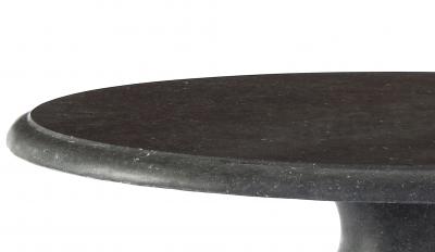 Custom Belgian Belgian Bluestone Round Dining Center Table with Baluster Base