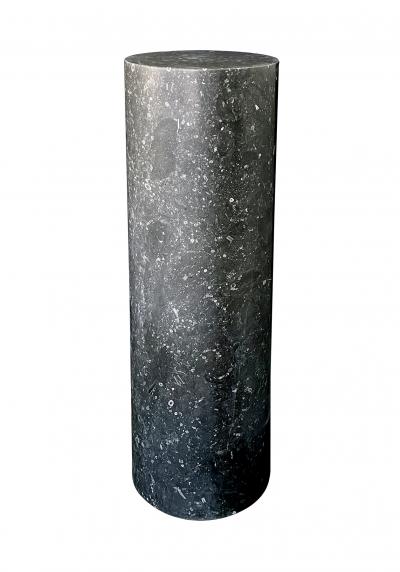 Custom Belgian Bluestone Cylindrical Column Pedestal