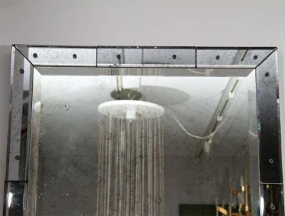 Custom Deco Style Distressed Smoke Mirror