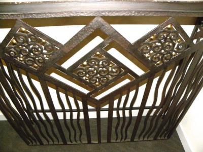 Custom French Style Iron Console Table Radiator Cover
