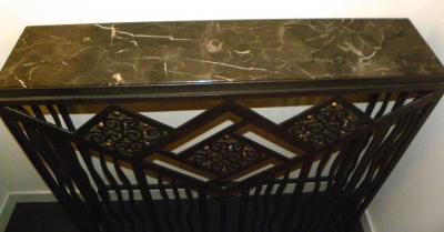 Custom French Style Iron Console Table Radiator Cover