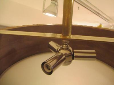 Custom Giltwood Hand Carved Fixture in the Art Deco Manner