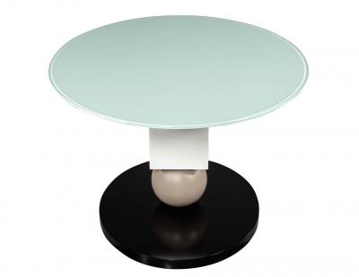 Custom Glass Top Modern Dining Table
