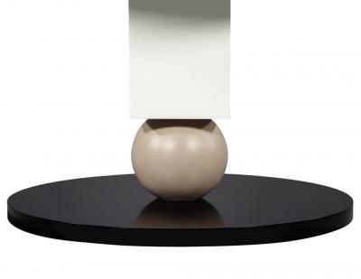 Custom Glass Top Modern Dining Table