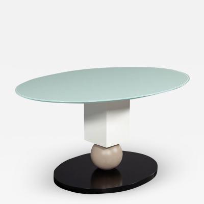 Custom Glass Top Modern Dining Table