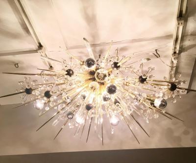 Custom Half Austrian Crystal Sputnik