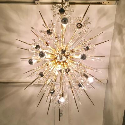 Custom Half Austrian Crystal Sputnik