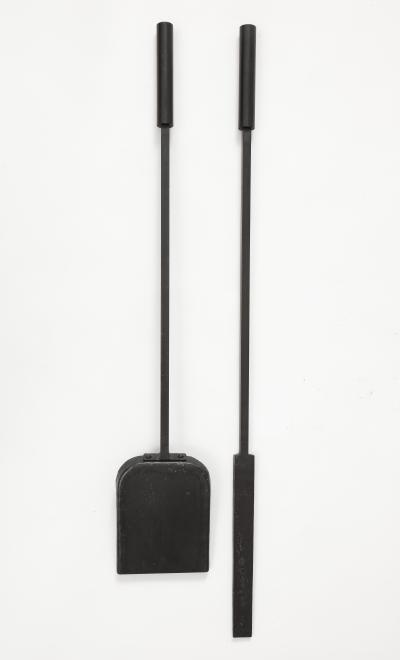 Custom Hand Forged Iron Gropius Fire Poker Shovel