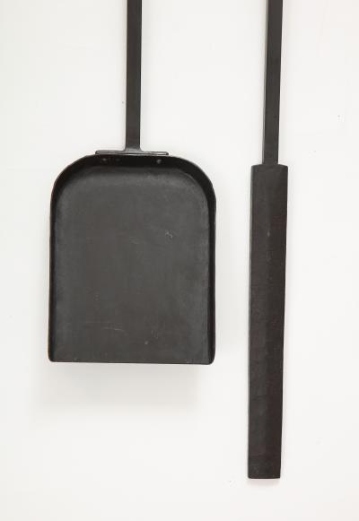 Custom Hand Forged Iron Gropius Fire Poker Shovel