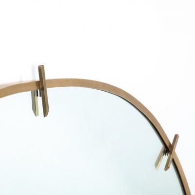 Custom Handmade Organic Modernist Mirror in Oil Rubbed Bronze