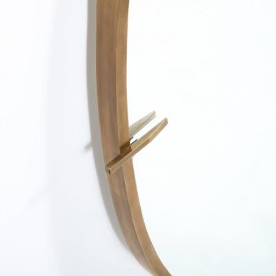 Custom Handmade Organic Modernist Mirror in Oil Rubbed Bronze