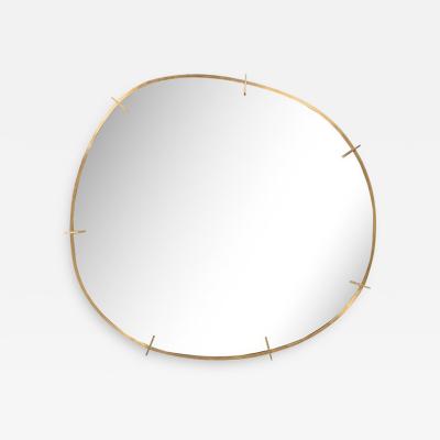 Custom Handmade Organic Modernist Mirror in Oil Rubbed Bronze