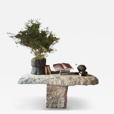 Custom Limestone Console Table