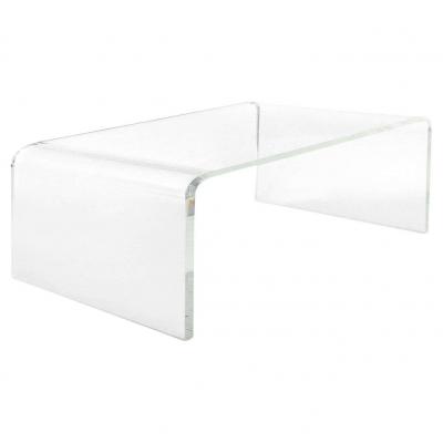 Custom Lucite Waterfall Table 70 wide x 48 deep x 17 5 tall Salt Lake City