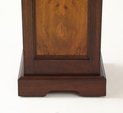 Custom Made Walnut And Burl wood Pedestal