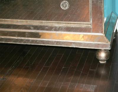 Custom Mirrored Ball Foot Dressers