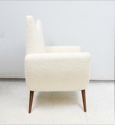 Custom Pair of Sculptural Mid Century Modern Style Lounge Chairs