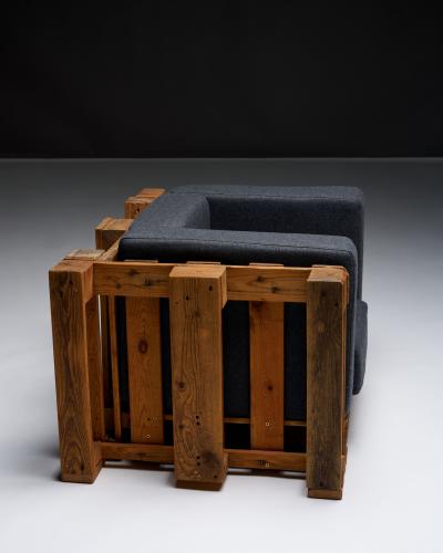 Custom Pallet Chair Switzerland 20th C