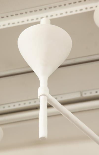 Custom Plaster Gaston Six Arm Chandelier Fixture