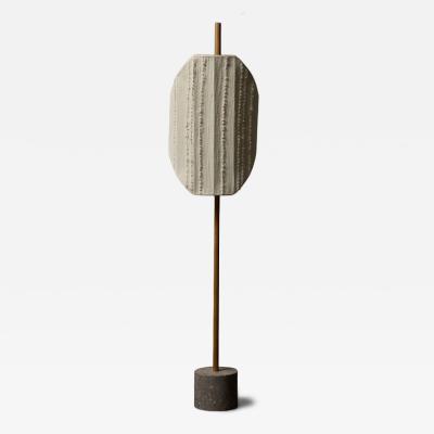 Custom Servomuto Flag Floor Lamp with Loop Shade