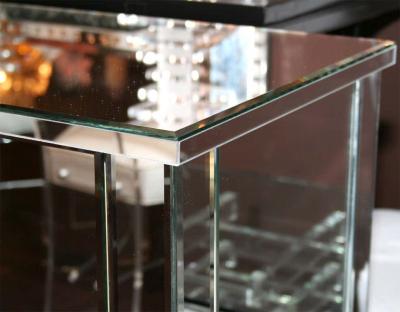 Custom Six Drawer Mirrored Dresser