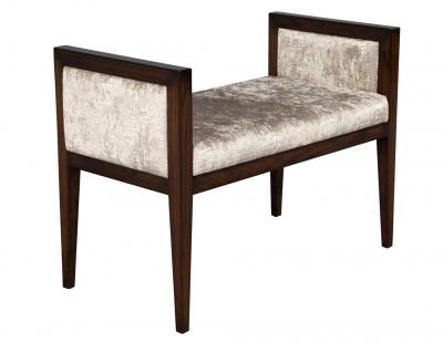 Custom Solid Walnut Bench Hall Seat