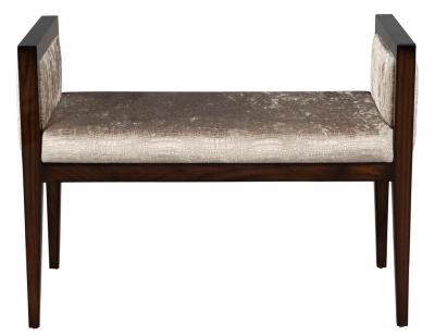 Custom Solid Walnut Bench Hall Seat