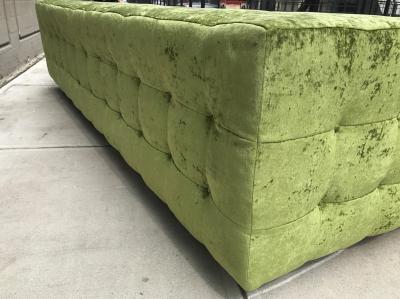 Custom Tufted Green Velvet Sofa Flavor Custom Design