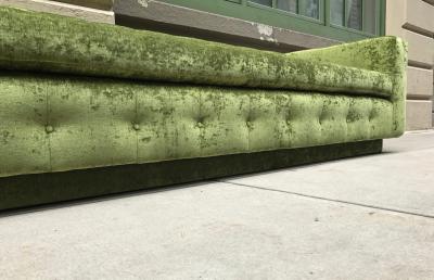 Custom Tufted Green Velvet Sofa Flavor Custom Design