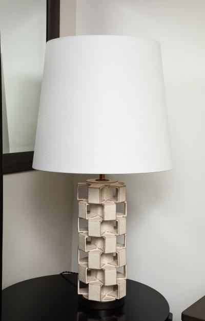 Custom cube table lamp