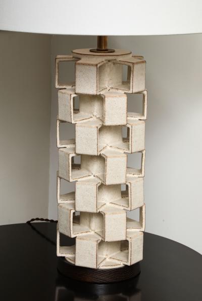 Custom cube table lamp