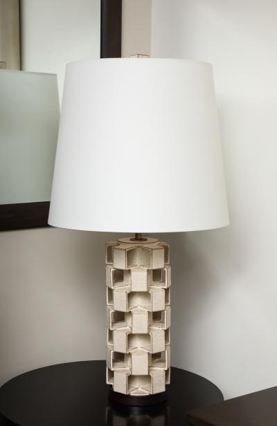 Custom cube table lamp
