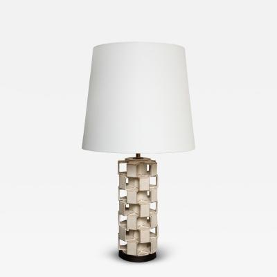 Custom cube table lamp