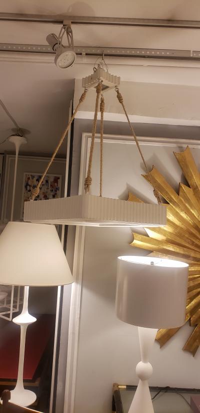 Custom plaster fixture in the Art Deco Manner