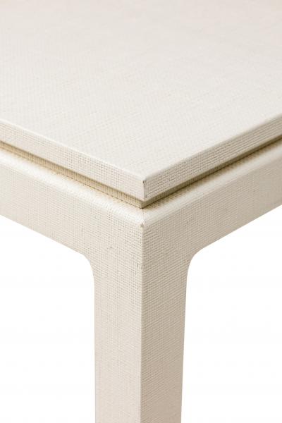 Customizable Asian Contemporary Ming Style Painted Raffia Wrapped Coffee Table 