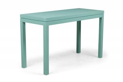 Customizable Asian Contemporary Style Painted Raffia Wrapped Console Table Made