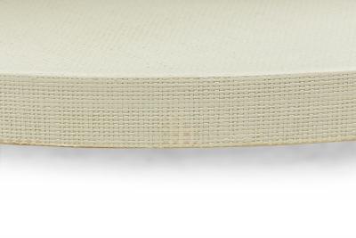 Customizable Asian Contemporary Style Painted Raffia Wrapped Round Coffee Table