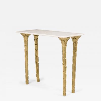 Customizable Contemporary Regency Style Gilt Console Table Made to Order 