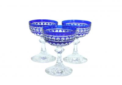Cut Crystal Barware Tableware Coupe Service 9 People
