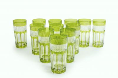 Cut Crystal Barware Tableware Service for Twelve