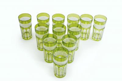 Cut Crystal Barware Tableware Service for Twelve